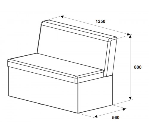 Кухонный диван БОНмебель Карлос Бежевый, экокожа Бежевый, экокожа