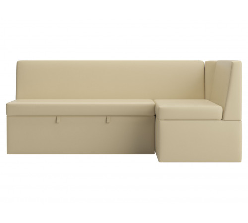 Кухонный диван Салотти Густаво, Гринвич Бежевый, экокожа Бежевый, экокожа