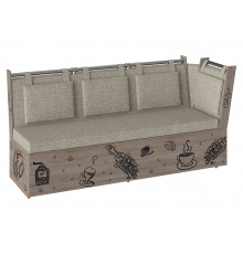 Кухонный диван Budunov Group Риккардо Дуб сонома трюфель / Бежевый, ткань Дуб сонома трюфель / Бежевый, ткань