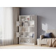 Стеллаж Правила мебели Юджин Белый С дверцами