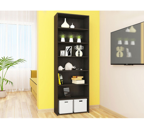 Стеллаж МК СТИЛЬ Фэнси 5 Венге Венге