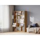 Стеллаж Правила мебели Юджин Дуб Крафт С дверцами и ящиками