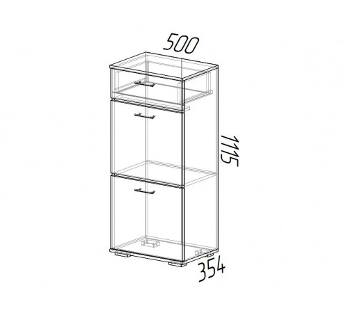 Обувница Эра Алиса Венге / Лоредо Венге / Лоредо