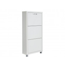 Обувница IRONNORI Люкс 3 Белый шагрень Белый шагрень