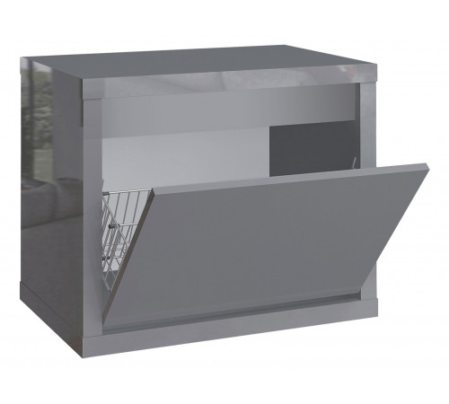 Обувница Правила мебели Норд СТЛ.413.02 Серый глянец Серый глянец