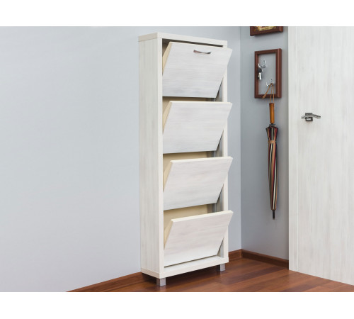 Обувница IRONNORI Люкс 4 Выбеленное дерево Выбеленное дерево