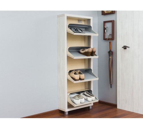 Обувница IRONNORI Люкс 4 Выбеленное дерево Выбеленное дерево