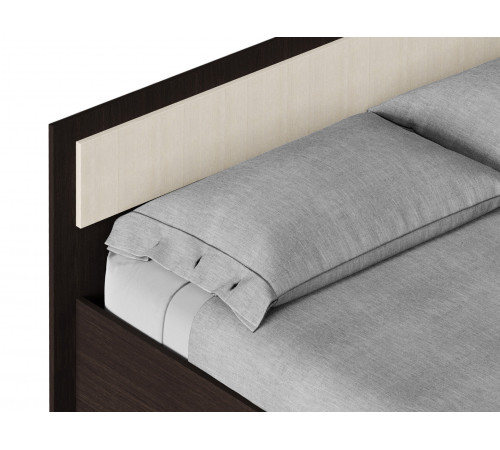 Двуспальная кровать BTS Фиеста Венге / Лоредо С реечным основанием 140х200 см