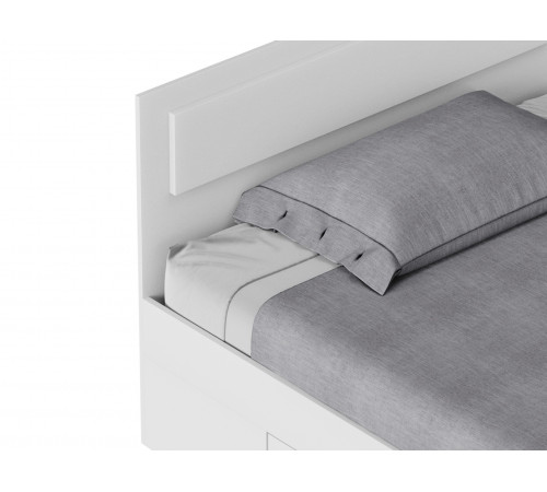 Двуспальная кровать Правила мебели Жаклин Белый 90х200 см