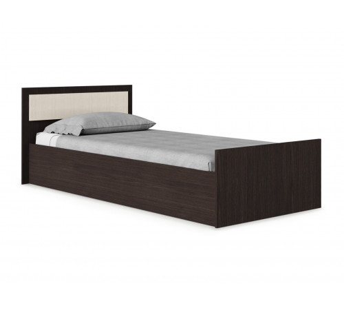 Двуспальная кровать BTS Фиеста Венге / Лоредо С основанием настил 120х200 см
