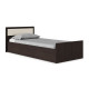 Двуспальная кровать BTS Фиеста Венге / Лоредо С основанием настил 120х200 см
