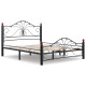 Двуспальная кровать Форвард-мебель Синди Черный, металл 140х200 см