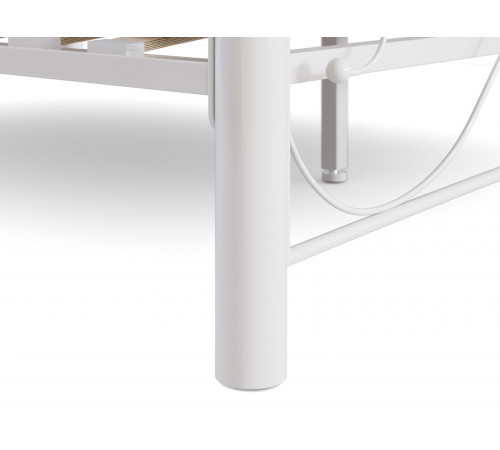 Двуспальная кровать Форвард-мебель Синди Кремово-белый, металл 140х200 см