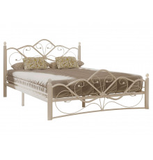 Двуспальная кровать Форвард-мебель Влада Кремово-белый, металл 180х200 см