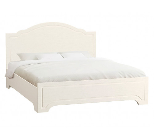 Двуспальная кровать Моби Ливерпуль  Ясень Ваниль / Белый Ясень Ваниль / Белый 160х200 см