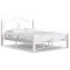 Двуспальная кровать Форвард-мебель Синди Кремовый, металл / Белый, массив 160х200 см