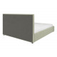 Двуспальная кровать Правила мебели Джуди Самшит, велюр Самшит, велюр 160х200 см