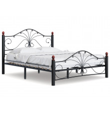 Двуспальная кровать Форвард-мебель Синди Черный, металл 120х200 см