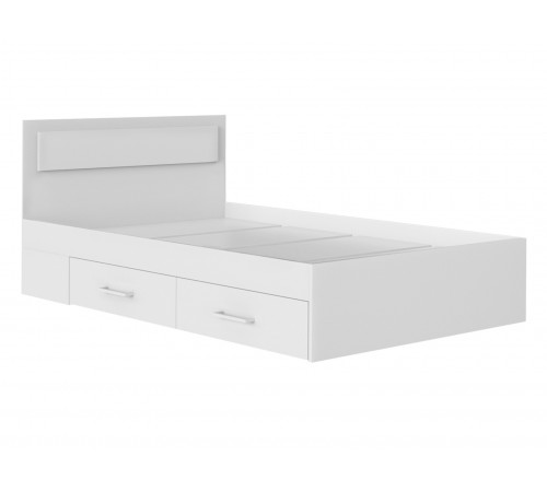 Двуспальная кровать Правила мебели Жаклин Белый 140х200 см