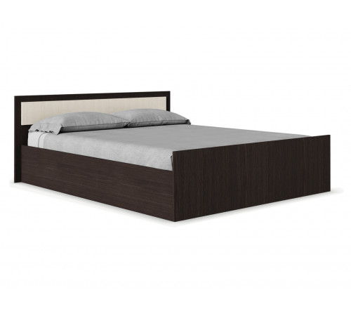 Двуспальная кровать BTS Фиеста Венге / Лоредо С реечным основанием 140х200 см
