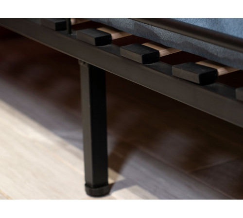 Двуспальная кровать Форвард-мебель Влада Черный, металл 160х200 см