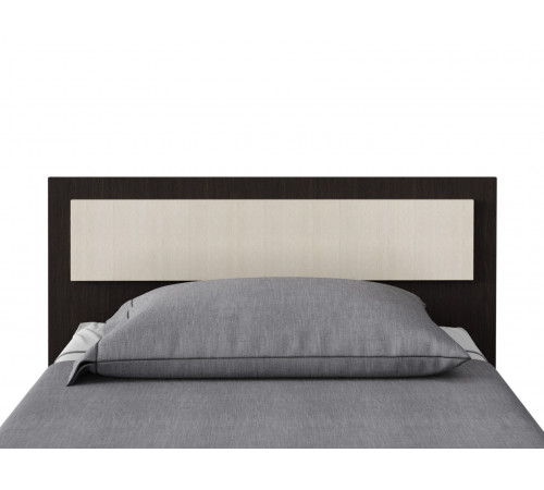 Двуспальная кровать BTS Фиеста Венге / Лоредо С основанием настил 120х200 см