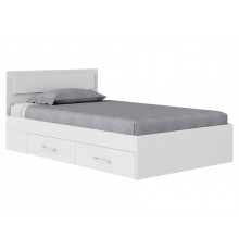 Двуспальная кровать Правила мебели Жаклин Белый 120х200 см