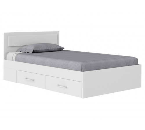 Двуспальная кровать Правила мебели Жаклин Белый 140х200 см