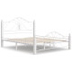 Двуспальная кровать Форвард-мебель Синди Кремовый, металл / Белый, массив 160х200 см