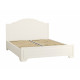 Двуспальная кровать Моби Ливерпуль  Ясень Ваниль / Белый Ясень Ваниль / Белый 160х200 см