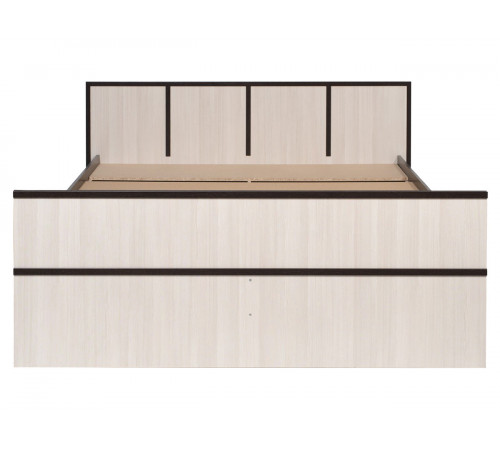 Двуспальная кровать BTS Сакура Венге / Лоредо С основанием настил 160х200 см