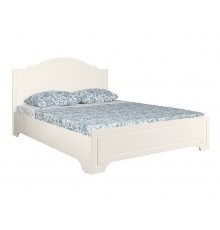 Двуспальная кровать Моби Ливерпуль  Ясень Ваниль / Белый Ясень Ваниль / Белый 160х200 см