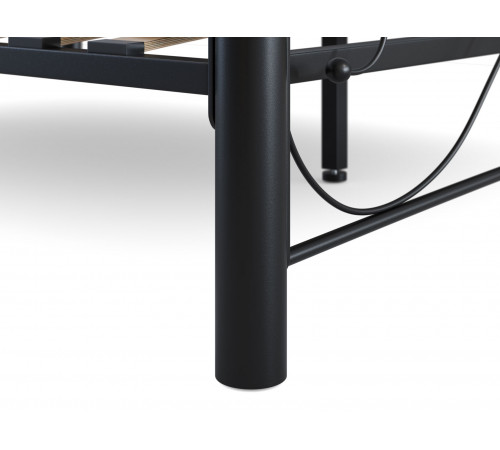 Двуспальная кровать Форвард-мебель Синди Черный, металл 140х200 см