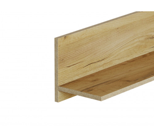 Настенная полка СВ-Мебель Ларенс Дуб золотой Дуб золотой