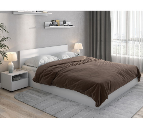 Настенная полка СВ-Мебель Тайлер Белый текстурный Белый текстурный