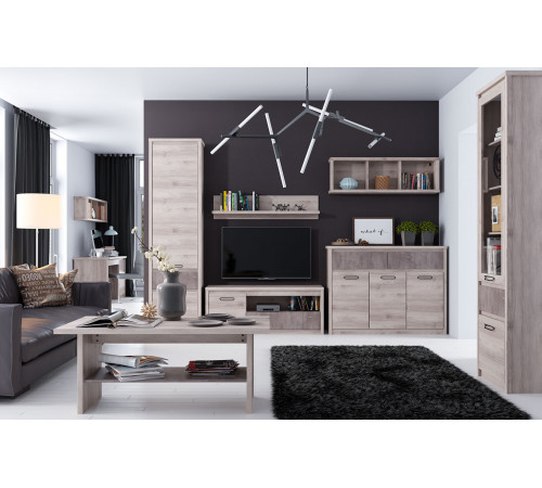 Настенная полка Анрэкс Джаз Каштан Найроби Каштан Найроби