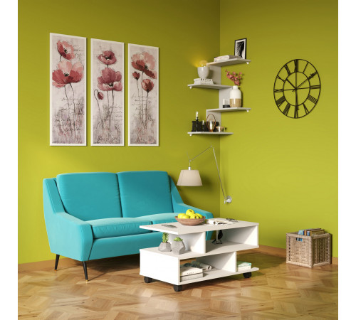 Настенная полка Сокол ПК-7 Белый Белый