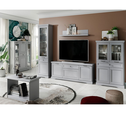 Настенная полка Анрэкс Валенсия Серый Серый