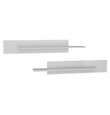 Настенная полка Правила мебели Поинт Белый матовый Белый матовый