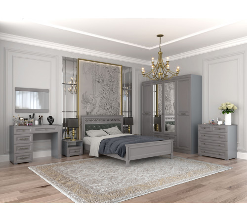 Прикроватная тумбочка Правила мебели Аврора Антрацит Антрацит