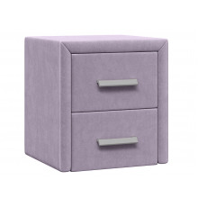 Прикроватная тумбочка Правила мебели Женева Лаванда, велюр Лаванда, велюр