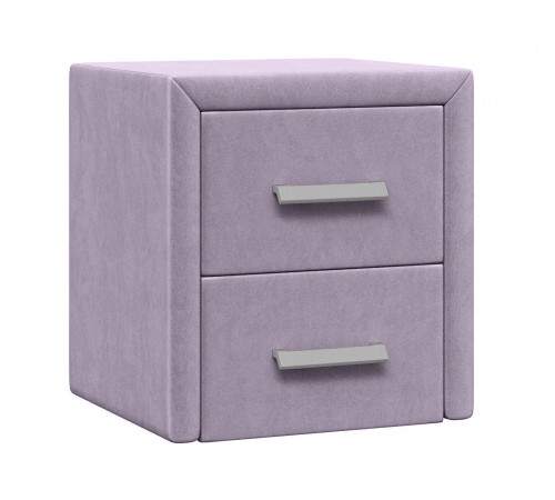 Прикроватная тумбочка Правила мебели Женева Лаванда, велюр Лаванда, велюр