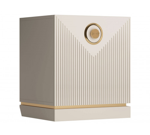 Прикроватная тумбочка Кураж Капри Сатин Левая Сатин