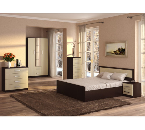 Прикроватная тумбочка BTS Фиеста Венге / Лоредо Венге / Лоредо