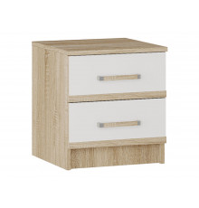 Прикроватная тумбочка BTS Сакура 2шт Дуб Сонома / Белый Дуб Сонома / Белый