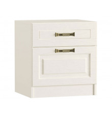 Прикроватная тумбочка Моби Ливерпуль Ясень Ваниль / Белый Ясень Ваниль / Белый