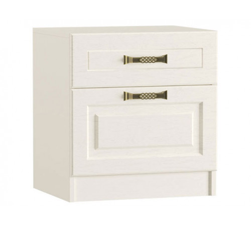 Прикроватная тумбочка Моби Ливерпуль Ясень Ваниль / Белый Ясень Ваниль / Белый