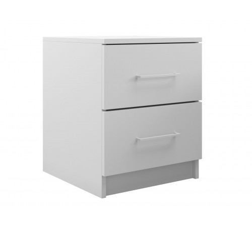 Прикроватная тумбочка Правила мебели Жаклин Белый Белый