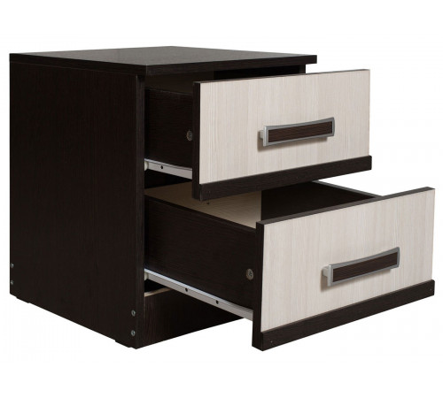 Прикроватная тумбочка BTS Сакура 2шт Венге / Лоредо Венге / Лоредо