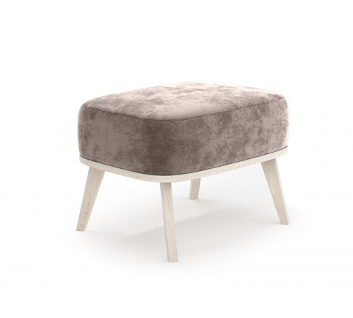 Пуфик Правила мебели Лаурель Латте, микровелюр Латте, микровелюр